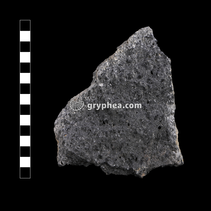 Basalte demi-deuil - échantillon - gryphea.com